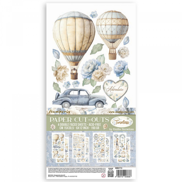 Stamperia – Paper Cut-Outs – Timeless