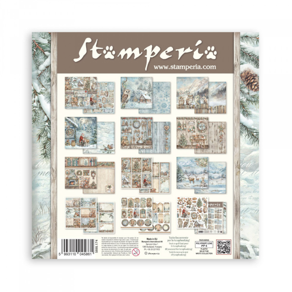 Stamperia - Paper Pad - The Owl's House 12"x12"