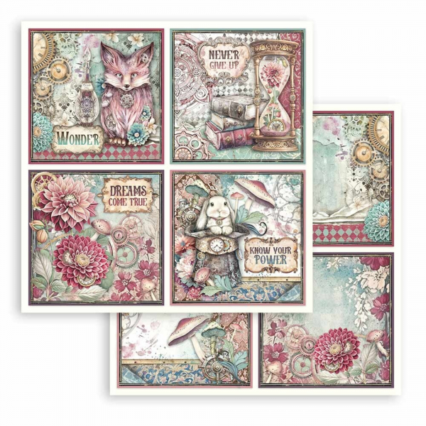 Stamperia Paper Pack - Master of Magic - 8"x8"