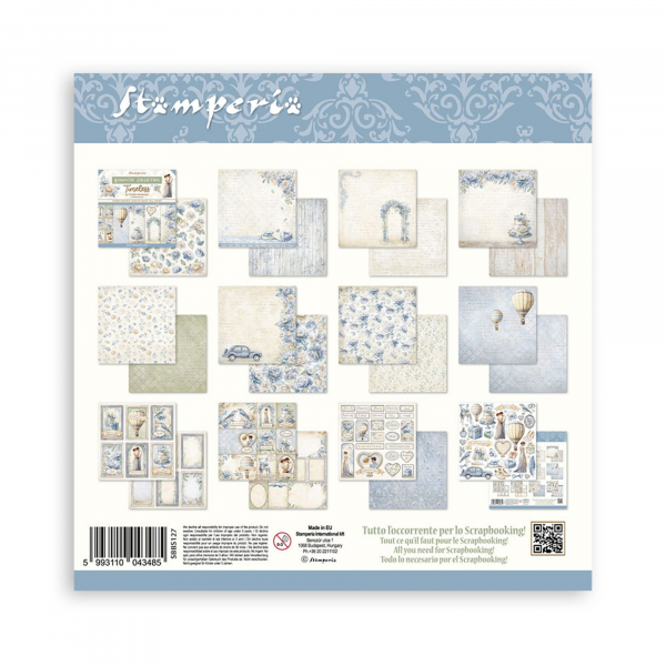 Stamperia Paper Pack - Timeless - 8"x8"