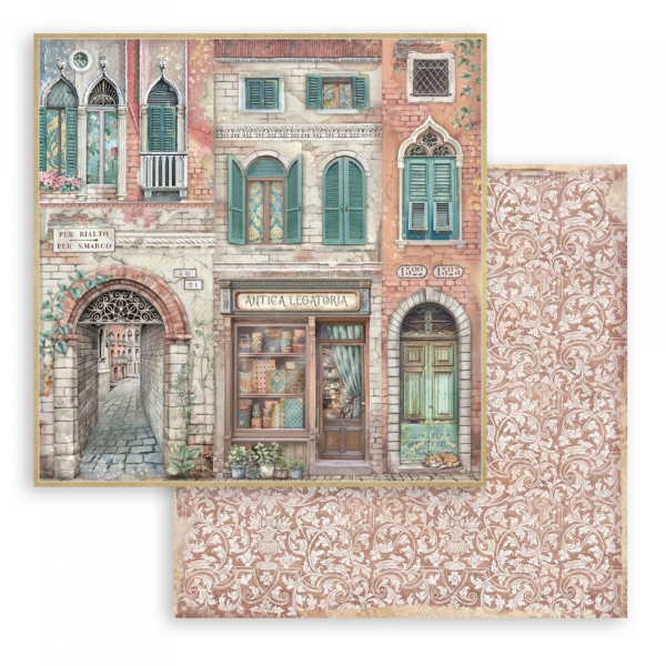 Stamperia Paper Pack - Venice City of Art - 8"x8"