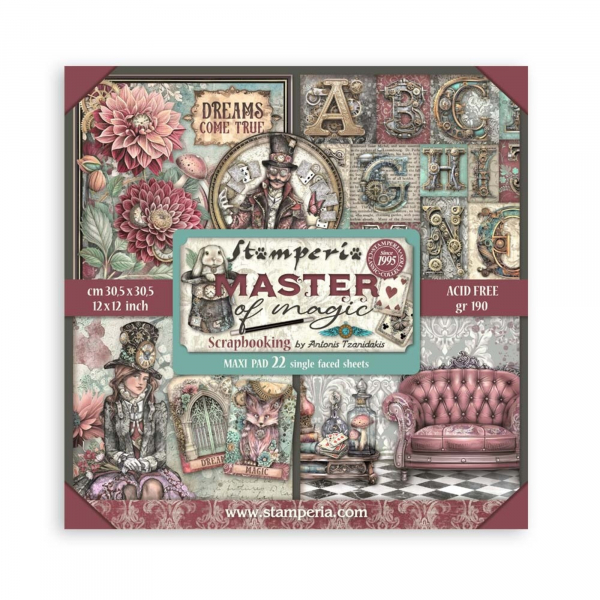 Stamperia - Paper Pad - Master of Magic 12"x12"