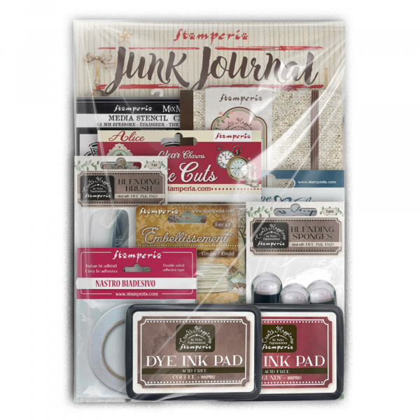 Stamperia Junk Journal Kit – Alice in Christmas