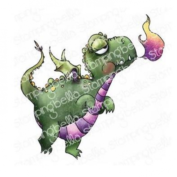 Stampingbella - Oddball Fairytale Dragon Flying
