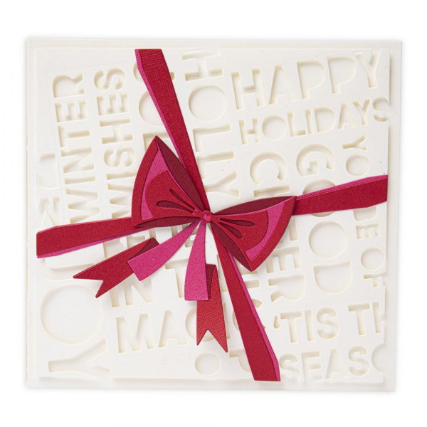 Sizzix Tim Holtz Thinlits - Bowtied, Colorize