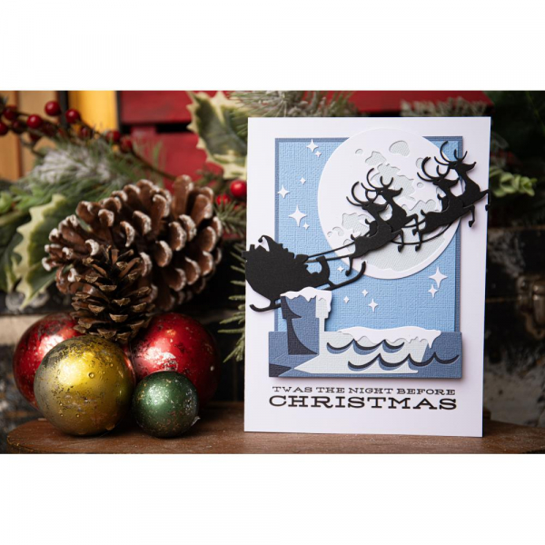 Sizzix Tim Holtz Thinlits - Reindeer Sleigh