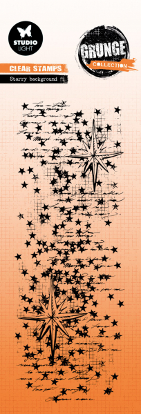 Studio Light Clear Stamps - Grunge - Starry Background