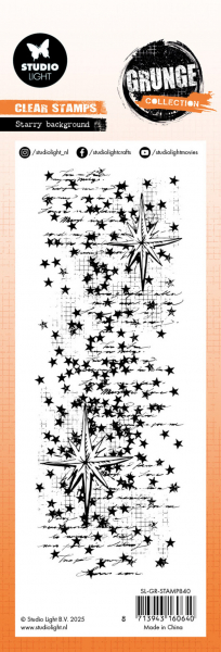 Studio Light Clear Stamps - Grunge - Starry Background