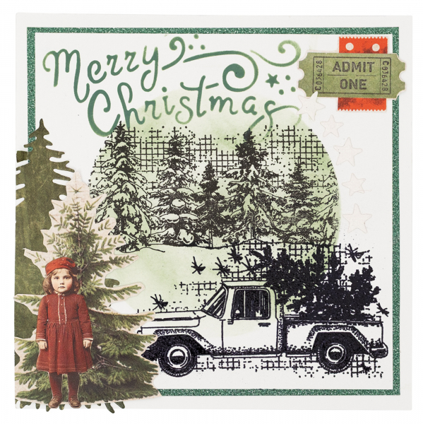 Studio Light Clear Stamps - Grunge - Winter Wonderland