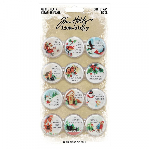 Tim Holtz Quote Flair - Christmas