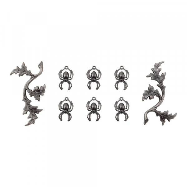 Tim Holtz - Ideaology Adornments Spiders + Branches
