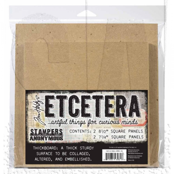 Tim Holtz - Etcetera Thickboard - Panels, Square