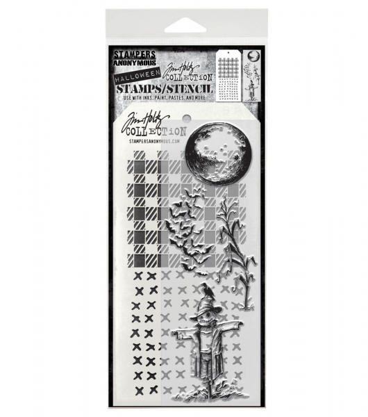 Tim Holtz Layering Stamps/Stencil - Leaf Prints