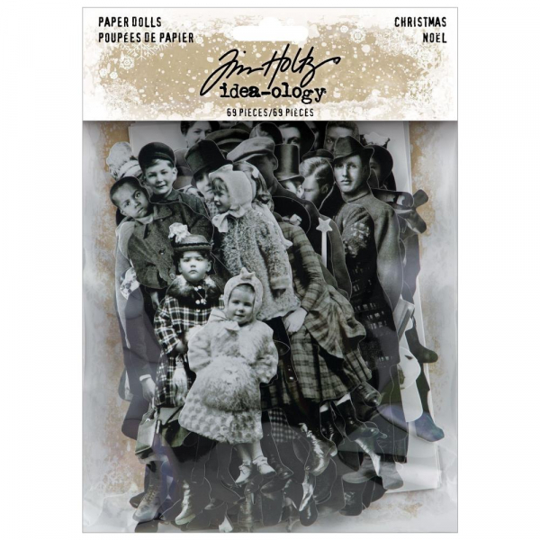 Tim Holtz Paper Dolls - Christmas - 69Stk.