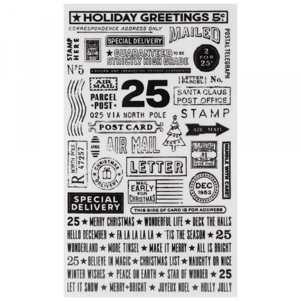 Tim Holtz Remnant Rubs - Christmas