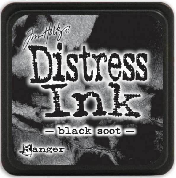 Mini Distress Ink Pad - Black Soot