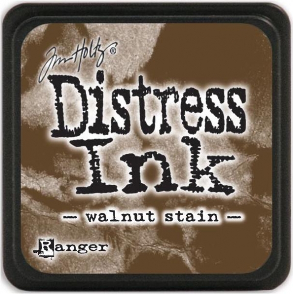 Mini Distress Ink Pad - Walnut Stain