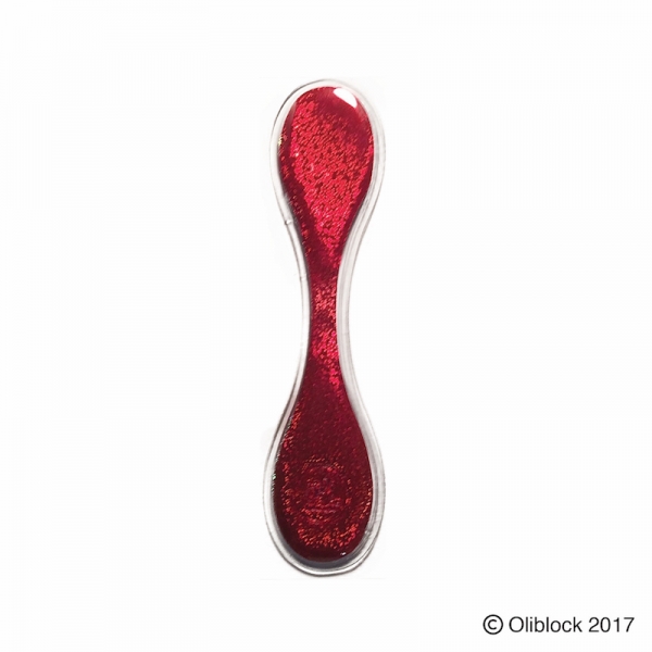 Oliblock Large Magnet-Clip - Red Glitter Oliblock Large Magnet-Clip - Red Glitter