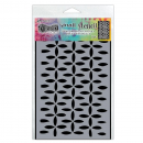 Dylusions small stencil - Retro Grid
