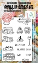 AALL & CREATE Clear Stamps - Transportation