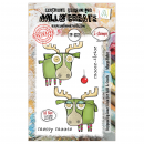 AALL & CREATE Clear Stamps - Moose-tletoe #1312