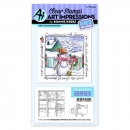 Art Impressions Clear Stamps & Dies Set - Snowy Window Set