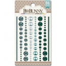 % BoBunny Double Dot Jewels - Aqua %
