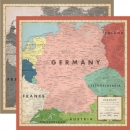 Carta Bella Cartography No.2 - Germany 12" x 12" 