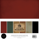 Carta Bella - Coordinating Solid Paper Pack - 12" x 12" - Vintage Market