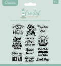 Crafter's Companion - Stamp Set - Coastal Collection - Dance with the waves