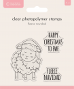 Crafter's Companion - Clearstamp Set - Fleece Navidad