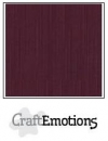 Craft Emotions Leinenkarton - Burgundy