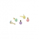 100 Minibrads 3 mm - Pastell