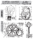 Tim Holtz Stempelset - Industrial Blueprint