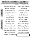 Tim Holtz Stempelset - Simple Sayings