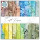 The essential Craft Papers Paper Pad - Ink Drops - Earth 6 x 6