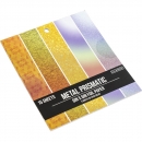 Colorbok Prismatic Foil Pad 6"X6" - Metal