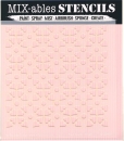 MFT - 6" x 6" Schablone - Tiled Hearts*limitiert*