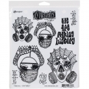 Dyan Reaveley's Dylusions Cling Stamp - Pandemic