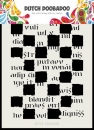 Dutch Doobadoo - Schablone - Script Blocks - A5
