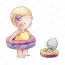 Stampingbella - Beach Bundle Girl With A Floatie