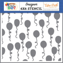 Echo Park Stencil - Birthday Bash Ballons