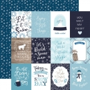 Echo Park Winter Magic - 3 x 4 Journaling Cards 12" x 12" 