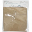 49 and Market - Foundation Waterfall Enclosure 6" x 8" - Kraft