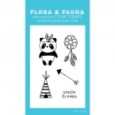 Flora & Fauna Clear Stamps - Mini Panda TeePee