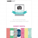 Kaisercraft Captured Moments - 4" x 6" Journaling Cards -Sunny Siesta