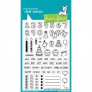 Lawn Fawn Clear Stamps - Plan on it: Birthdays