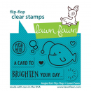 Lawn Fawn Clear Stamps - Anglerfish Flip-Flop