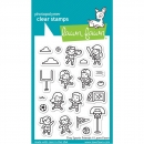 Lawn Fawn Clear Stamps - Tiny Sports Friends