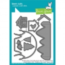 Lawn Fawn Die - Shadow Box Card Mountain Add-On